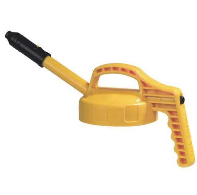 Oil Safe Lock med smal utdragbar pip - Gul