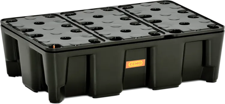 Spilltråg 25 L med PE-galler 600x400x180mm