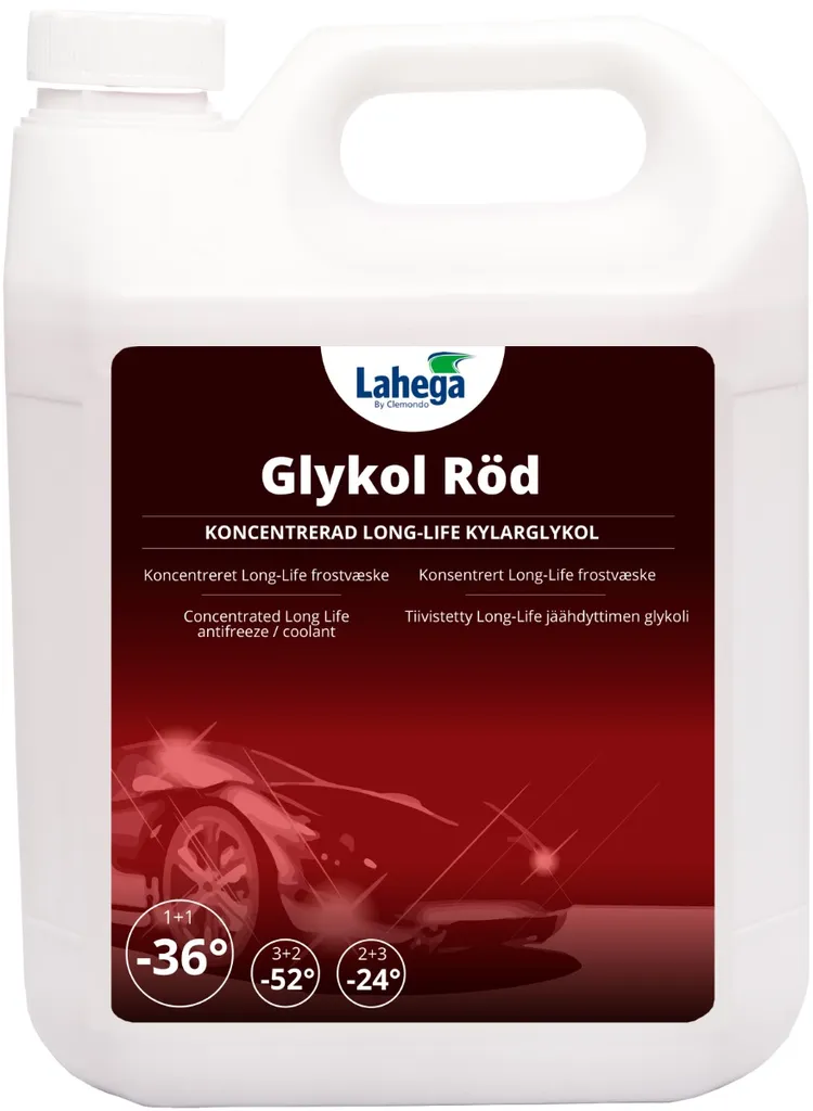 Lahega Glykol Röd 4 L (2 pack)