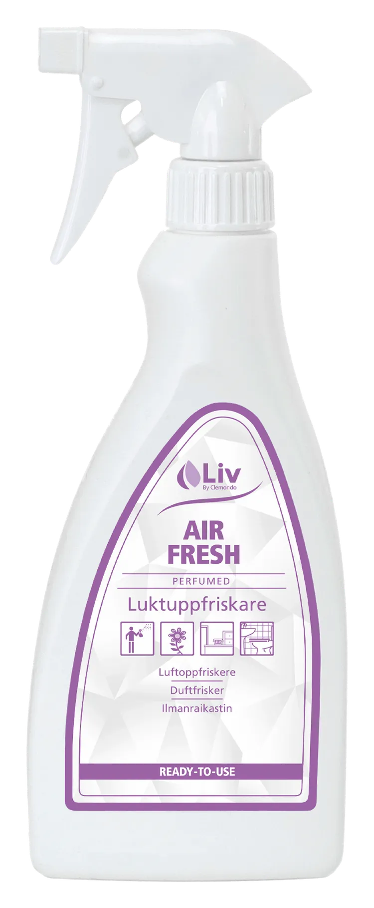 Liv Luktuppfriskare Parfym 500 ml (12 pack)