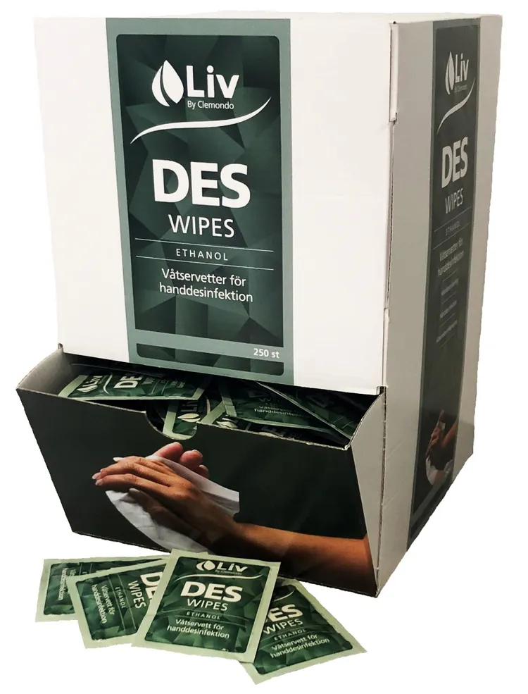 Liv Des 75 Wipes 250-pack