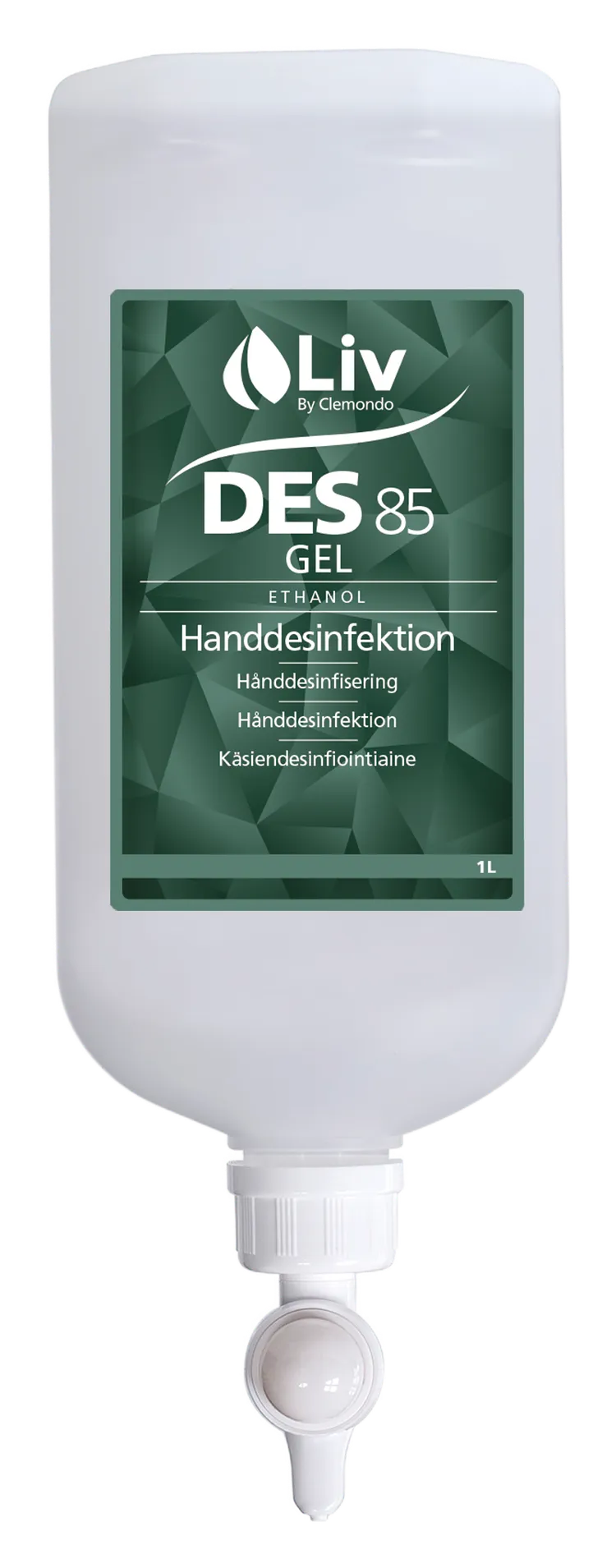 Liv Des Gel 85 Dispensopack 1 L (12 pack)