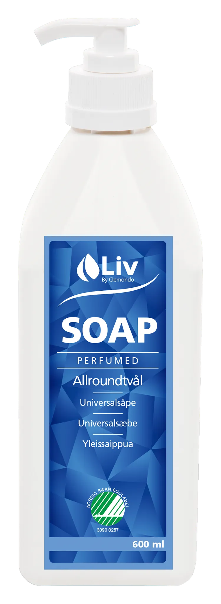 Liv Allroundtvål Parfym 600 ml (15 pack)