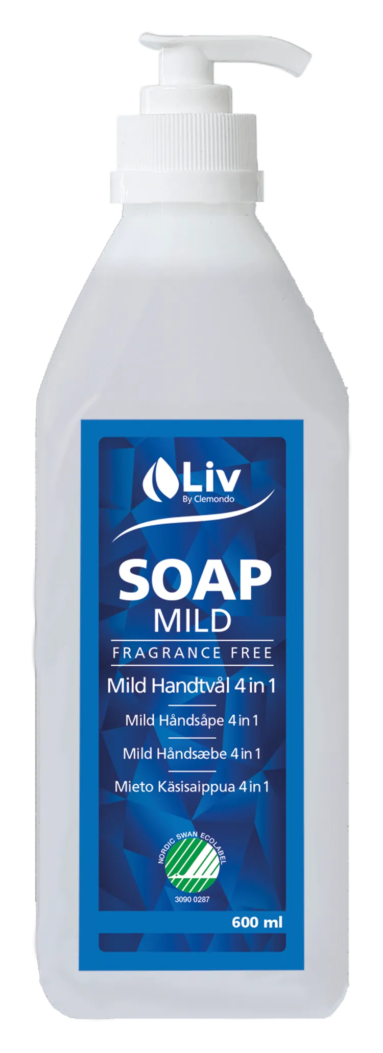 Liv Mild Handtvål 4i1 600 ml (15 pack)