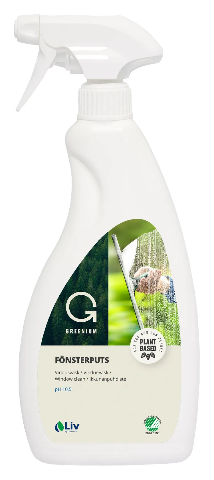 Liv Greenium Fönsterputs 750 ml (12 pack)