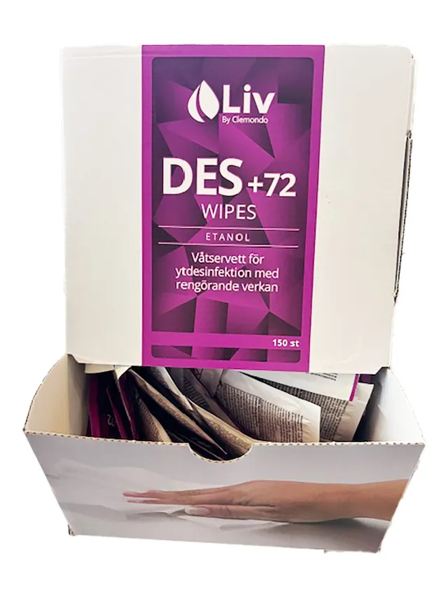 Liv Des +72 wipes