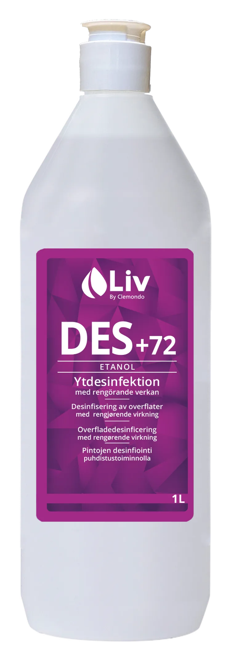 Liv Des +72 1 L membrankapsyl (12 pack)
