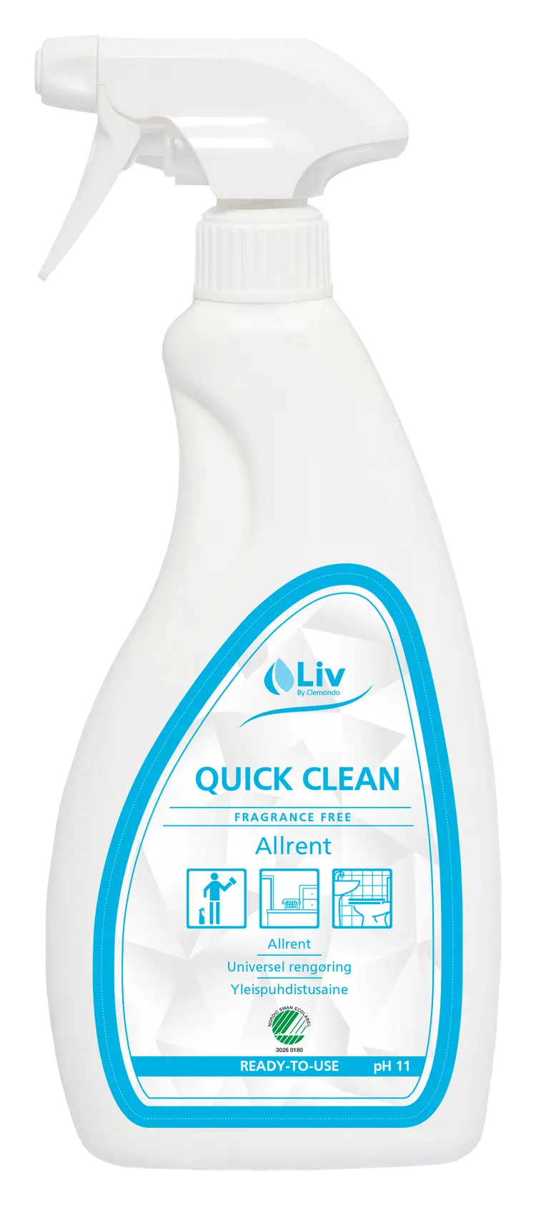 Liv Quick Clean 750 ml (12 pack)
