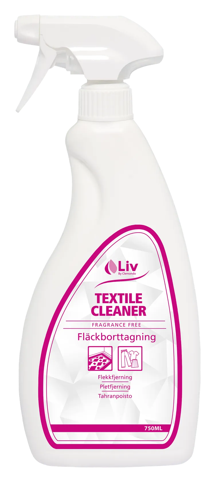 Liv Textile Cleaner 750 ml (12 pack)