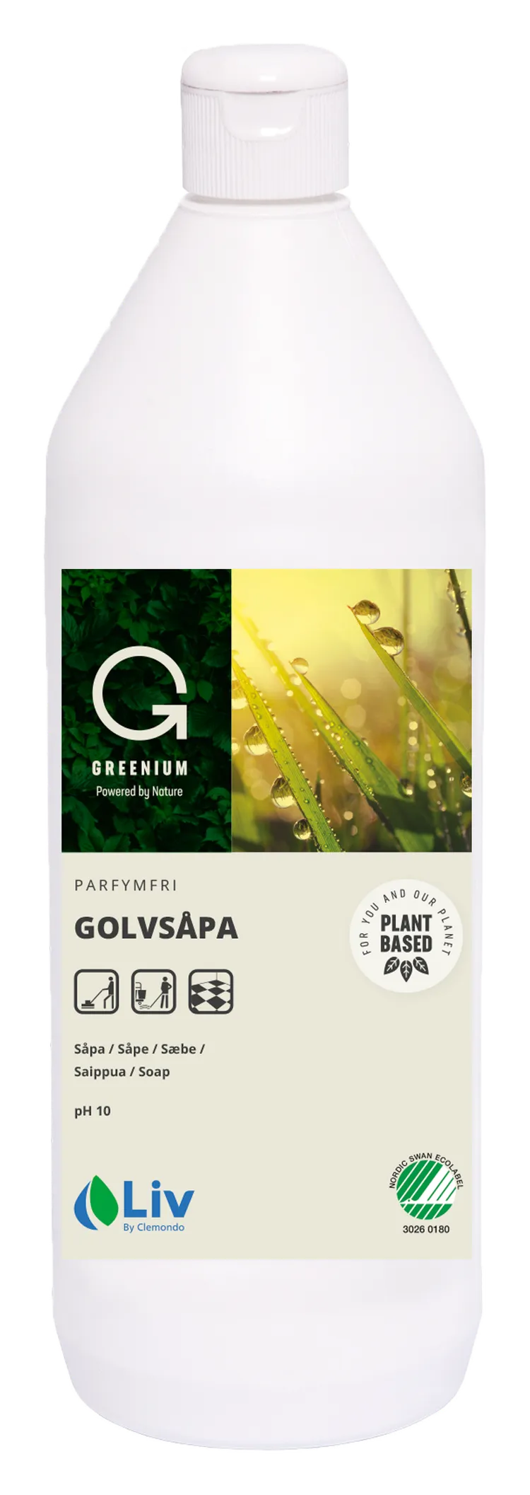 Liv Greenium Golvsåpa 1L (12 pack)