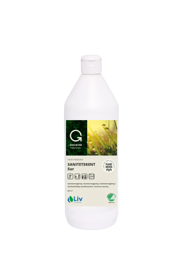 Liv Greenium Sanitetsrent Sur parf. 1L (12 pack)