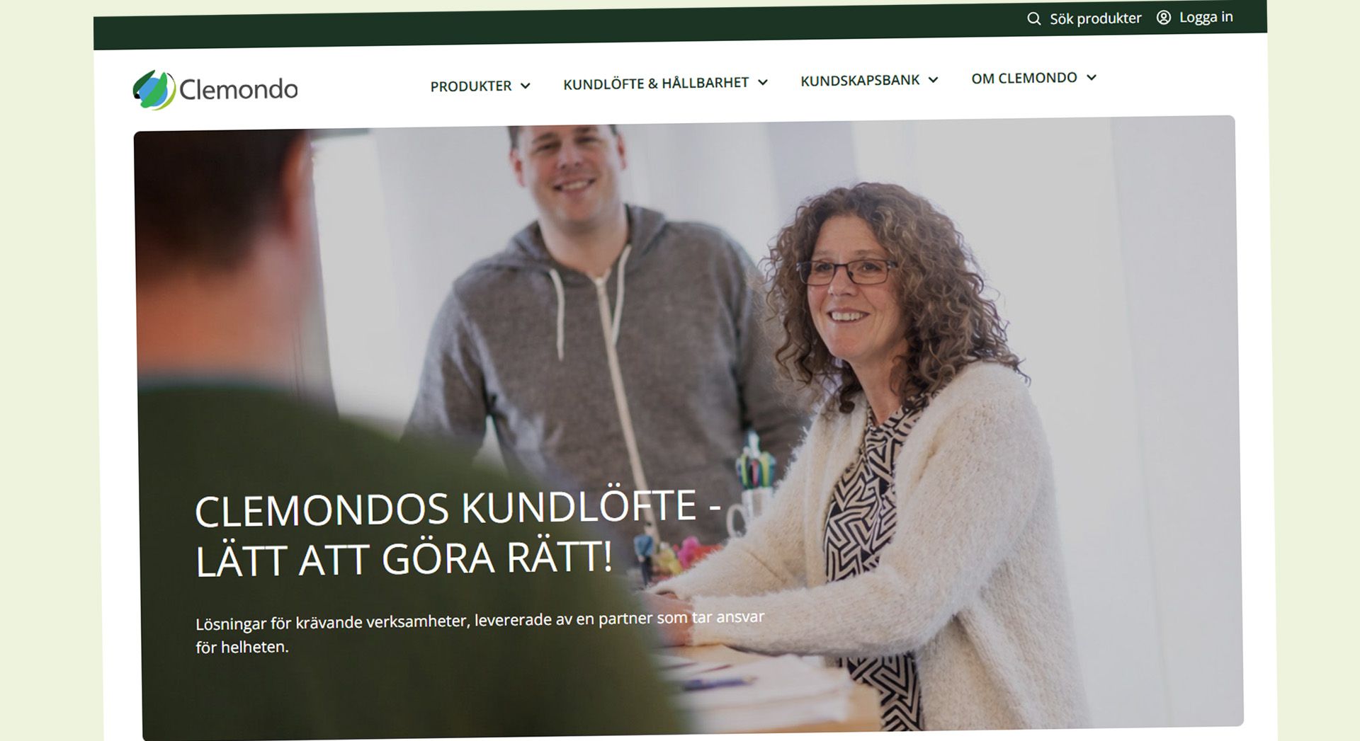 Clemondo news webbsida