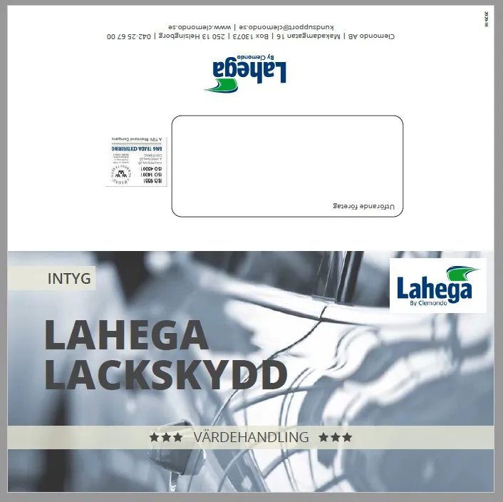 Intyg Lahega Lackskydd 4 pack