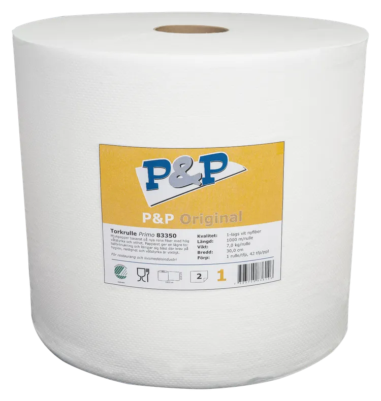 P&P Torkrulle XL Primo 1000m Vit