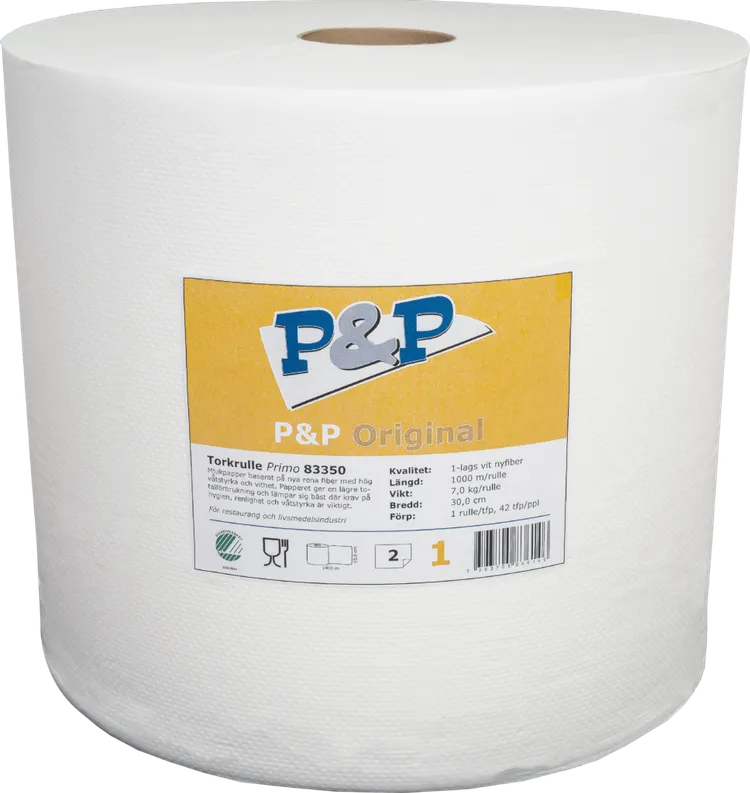P&P Torkrulle XL Primo 1000m Vit
