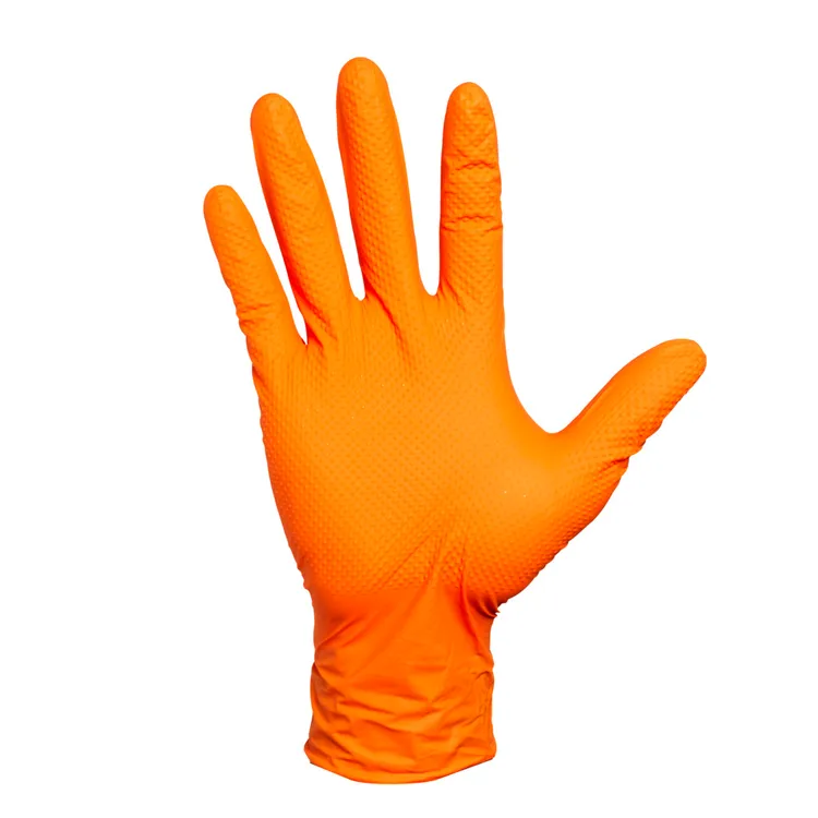 Engångshandske Nitril Worksafe Orange Diamond 2XL 100st/frp