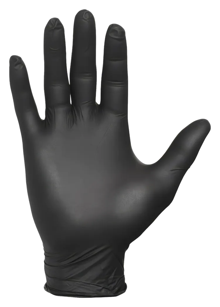 Engångshandske Nitril Worksafe Black S 100st/frp