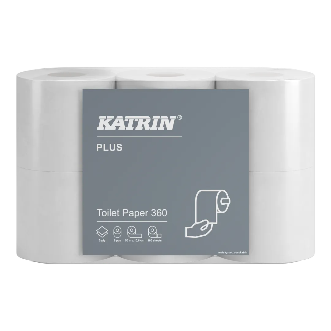 71790 Katrin Plus Toalett 360, 2-lags, 50mrle