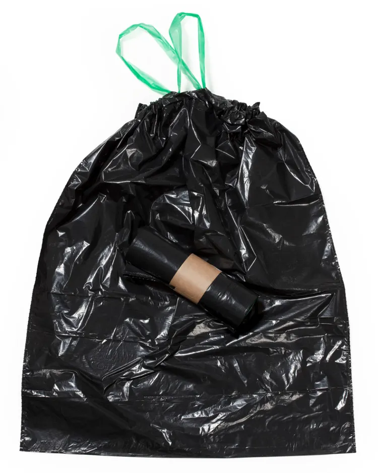 Plastsäck svart med dragsnören 35 liter 25st/krt **