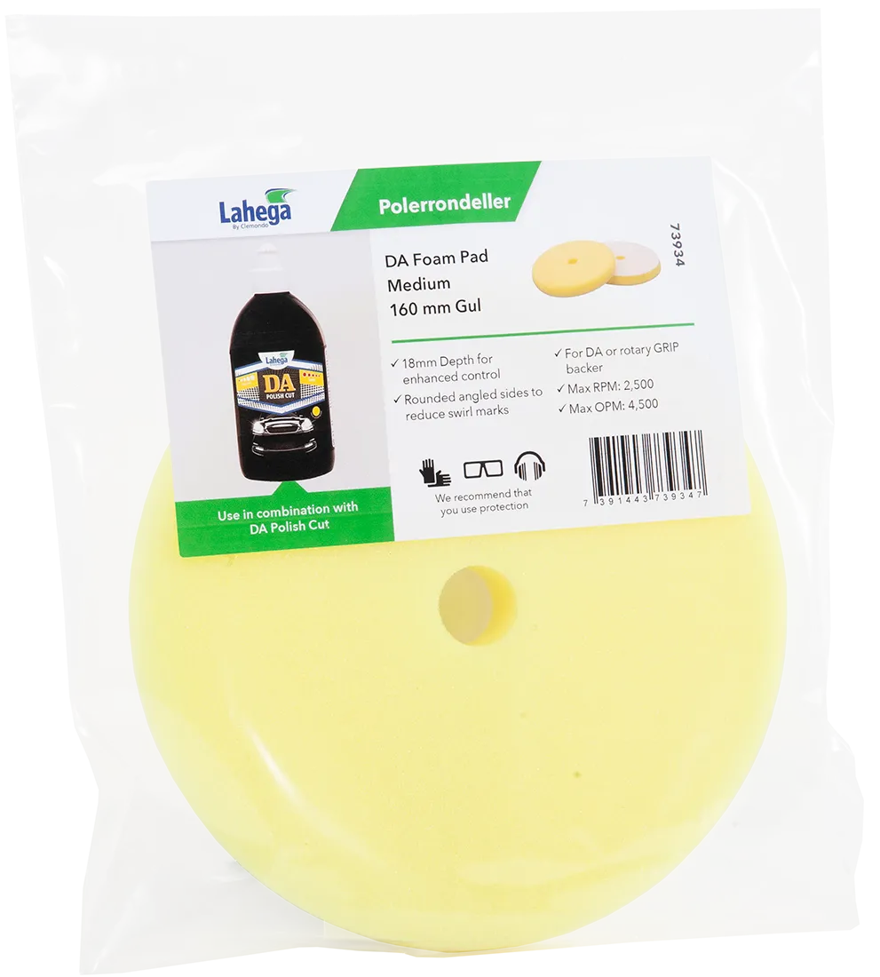 73934 DA Foam Pad Medium 160mm Gul
