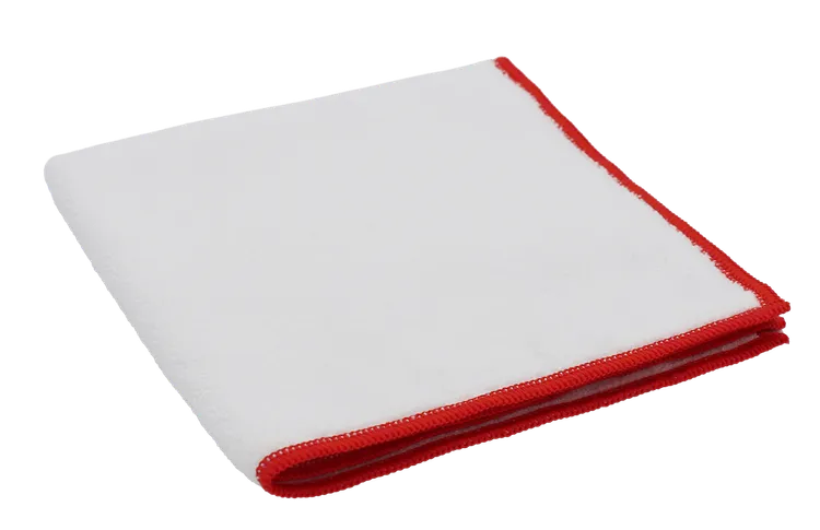 Mikrofiberduk återvunnen röd, 5-pack